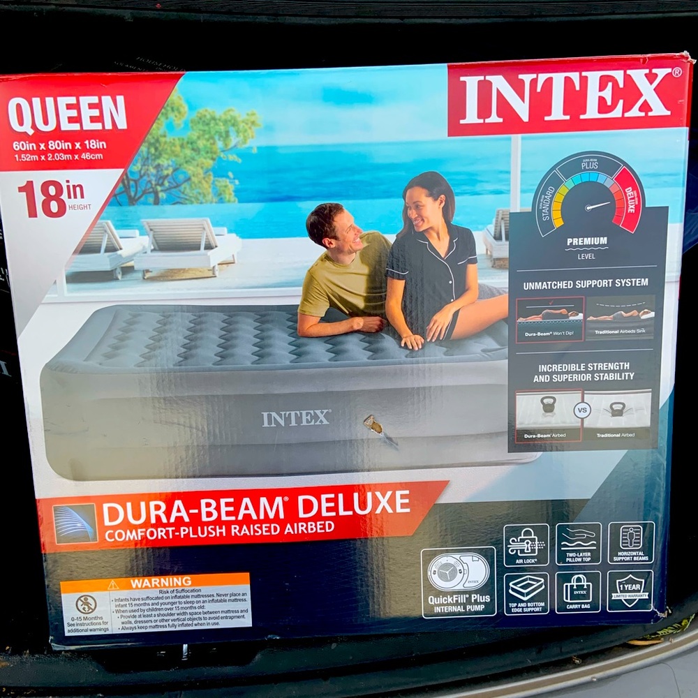 Intex Deluxe Queen Air Mattress